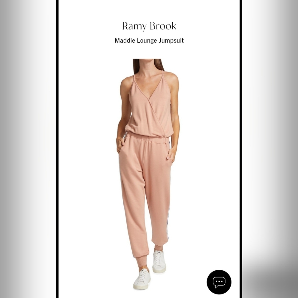 Ramy Brook Blush Lounge Jumpsuit. Sz M. New
